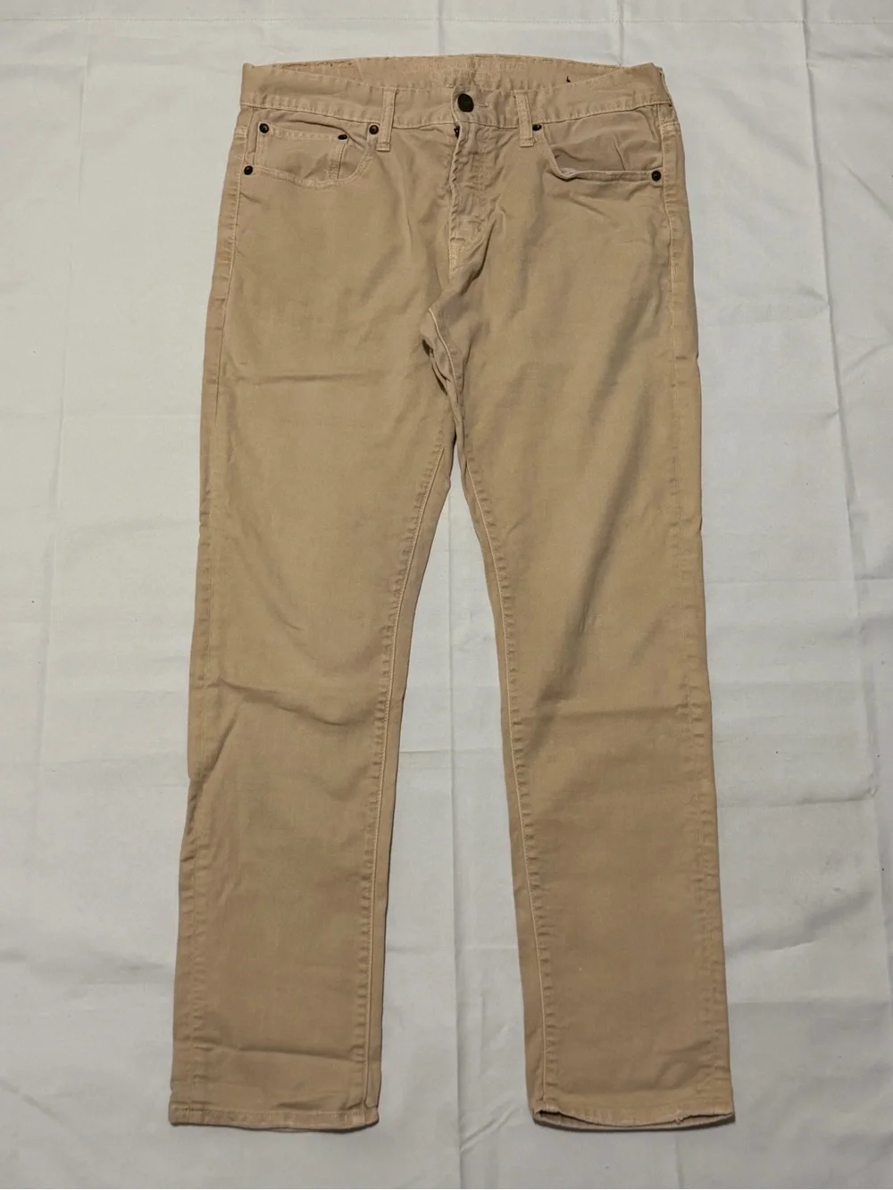American Eagle Outfitters Slim Straight Jeans - Tan